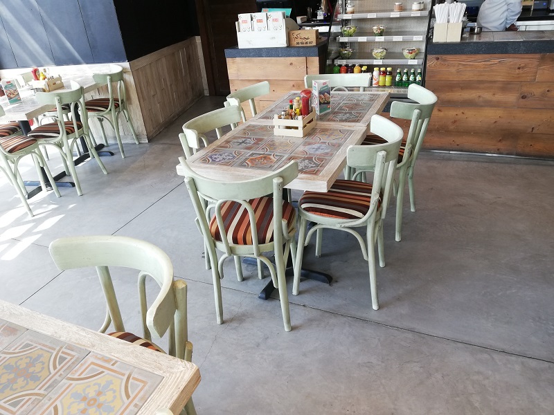 Polished Concrete Restaurant-Dubai